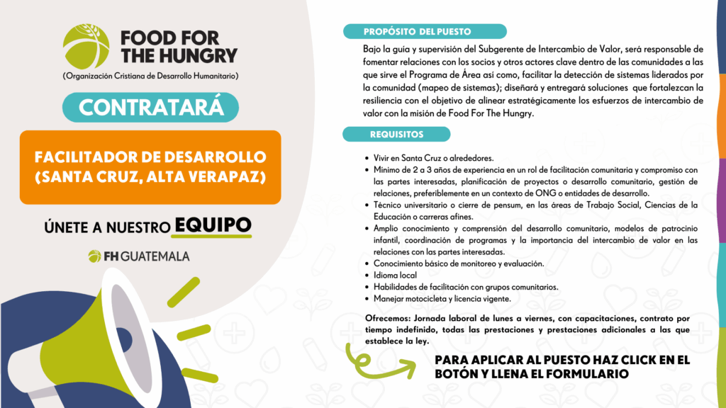 Facilitador de Desarrollo AV STA CRUZ Horizontal