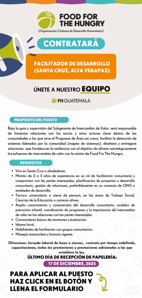 Facilitador de Desarrollo STA CRUZ AV Vertical